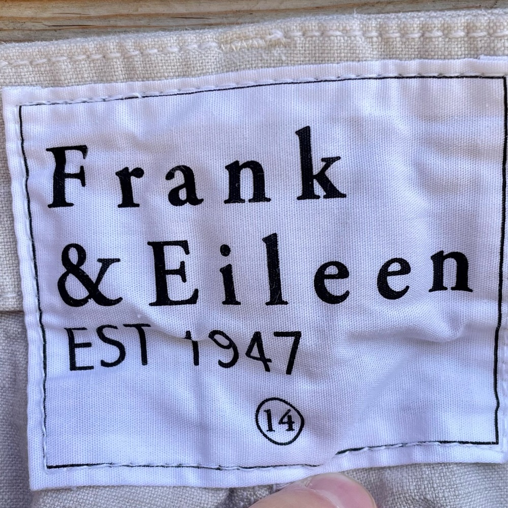 Frank & Eileen Jameson Italian Performance Linen cropped jogger pants - Picture 7 of 12
